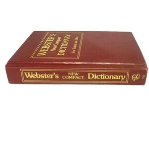 Webster's New Compact Dictionary by Walter C. Kidney (1978) VTG. Collectible.